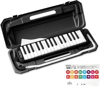 Amazon | RiZKiZ 鍵盤ハーモニカ 32鍵盤 【ブラック】 授業で使える 卓