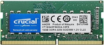 16GB 260pin SODIMM DDR4 PC4-25600 NONECC at Amazon.com
