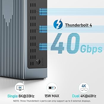 Amazon.com: Acer Thunderbolt 4 Dock, 16 in 1 DisplayLink Docking