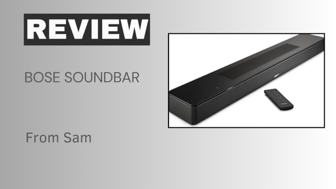 Amazon.com: Bose Smart Soundbar 600 with Dolby Atmos, Bluetooth