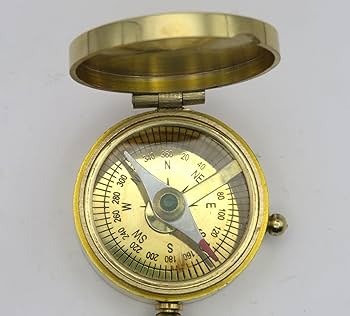 Amazon.co.jp: おしゃれなアンティークキーホルダー コンパス 方位磁針