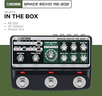 Amazon | BOSS - RE-202 スペースエコーペダル | ディレイ・リバーブ