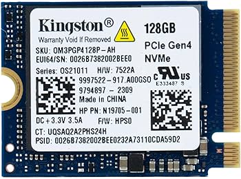 Amazon | Kingston 128GB Gaming M.2 2230 PCIe NVMe 内蔵ソリッド