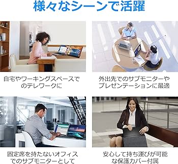 Amazon.co.jp: Acouto XC18 モバイルモニター 18.5インチ 疲れ目軽減