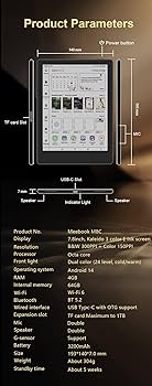 Amazon.co.jp: Meebook/Likebook M8C 電子書籍リーダー| 7.8インチ