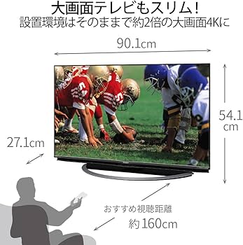 Amazon.co.jp: Sharp Aquos 4T-C40AJ1 40V LCD TV, 4K Android TV