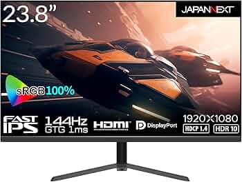 Amazon.co.jp: JAPANNEXT 23.8インチ ゲーミングモニター 144Hz 1ms