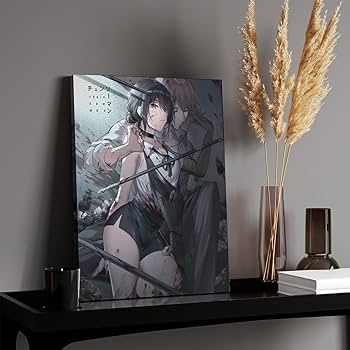 Amazon.co.jp: ポスター チェンソーマン レゼ アートパネル 壁掛け 壁