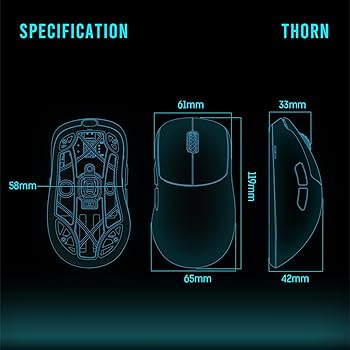 Amazon.com: Lamzu Thorn Wireless Gaming Mouse, Ultra-Lightweight