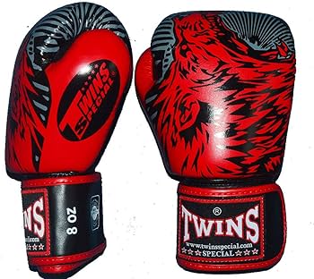 Amazon | TWINS ツインズ 本革製 ボクシンググローブ ウルフ 赤 / 8oz