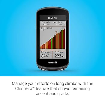 Garmin Edge 1030 Plus, Bike/Bike GPS Computer, Device Training