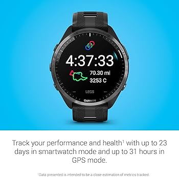 Garmin Forerunner® 965 Orologio Smart da Corsa, Display AMOLED