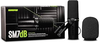 Amazon.co.jp: SHURE シュア ダイナミックマイク SM7dB プリアンプ搭載