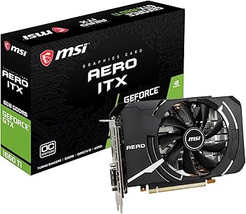 Amazon.co.jp: MSI GeForce GTX 1660 Ti AERO ITX 6G OC Graphics Card