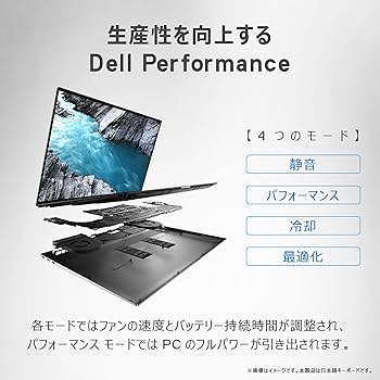 Amazon.co.jp: Dell XPS 15 9520 ノートパソコン NX99G5A-CNLS
