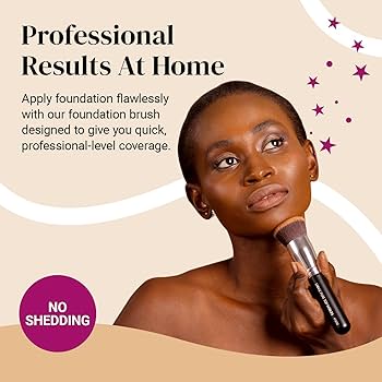 Amazon.com: Large Flat Top Kabuki Foundation Brush by Keshima