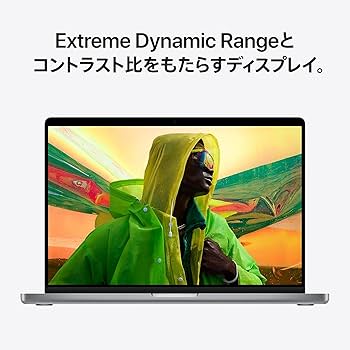 Amazon.co.jp: 2021 Apple MacBook Pro (16インチ, 10コアCPUと32コア