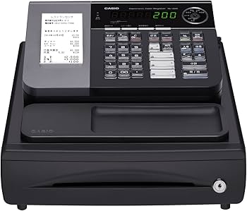 Amazon | カシオ レジスター 8部門 NL-200BK ブラック | レジスター