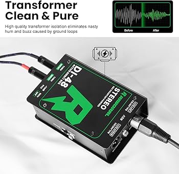 Amazon | デュアル1/4インチハイインピーダンスステレオ入力付き