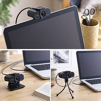 Amazon.co.jp: エレコム Webカメラ 4K対応 830万画素 5倍デジタル