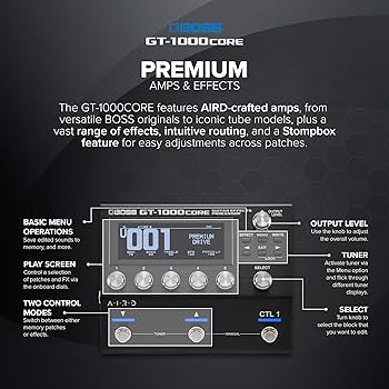 Amazon | BOSS/GT-1000CORE ボス | エフェクター・プロセッサー | 楽器