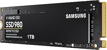 SAMSUNG 980 SSD 1TB PCle 3.0x4, NVMe M.2 2280, Internal Solid