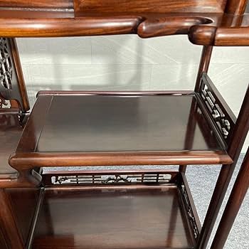 Amazon.co.jp: 茶箪笥 茶棚 飾り棚 昭和レトロ 和室 唐木 アンティーク