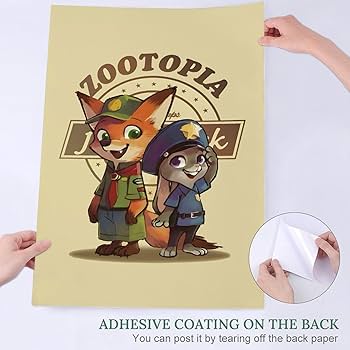 Amazon.co.jp: ズートピア ジュディ ニック ポスター 絵画 インテリア