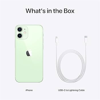 Amazon.com: Apple iPhone 12 Mini (128GB, Green) [Locked] + Carrier