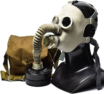 Amazon.co.jp: 【本物】ソ連製 ソビエト軍 ガスマスク 防毒マスクPDF-7