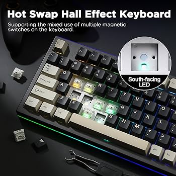 Amazon | YUNZII RT80 82キー ラピッドトリガー キーボード ホール