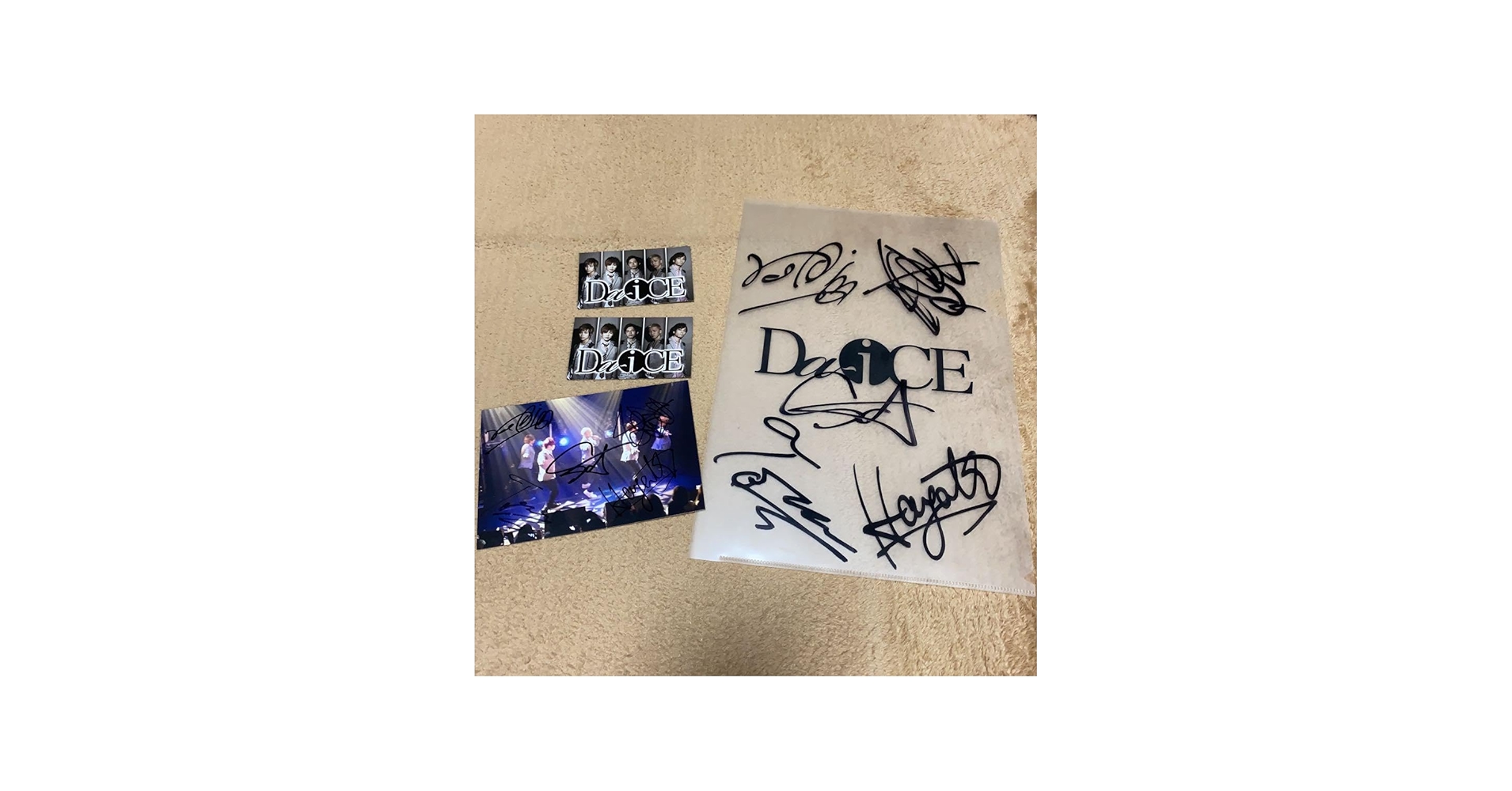 Amazon.co.jp: da-ice 直筆サイン クリアファイル : おもちゃ