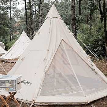 Amazon.co.jp: Naturehike ワンポールテントTC素材 コットン仕様 防水