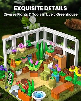 Amazon.com: GEVINST Flower House Set for Adults Building Sets with