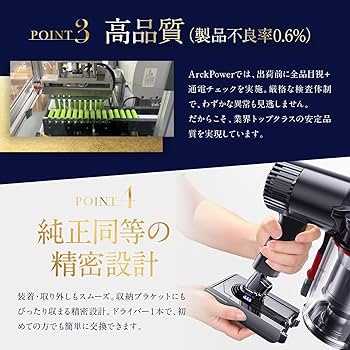 Amazon.co.jp: 【PL保険対応】 ダイソン V6 互換 バッテリー 掃除機