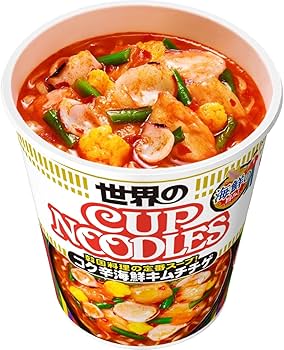 Amazon.co.jp: 日清食品 カップヌードル コク辛海鮮キムチチゲ [韓国