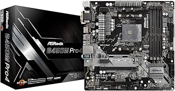 Amazon | ASRock マザーボード B450 M Pro4 AMD Ryzen AM4 対応 B450