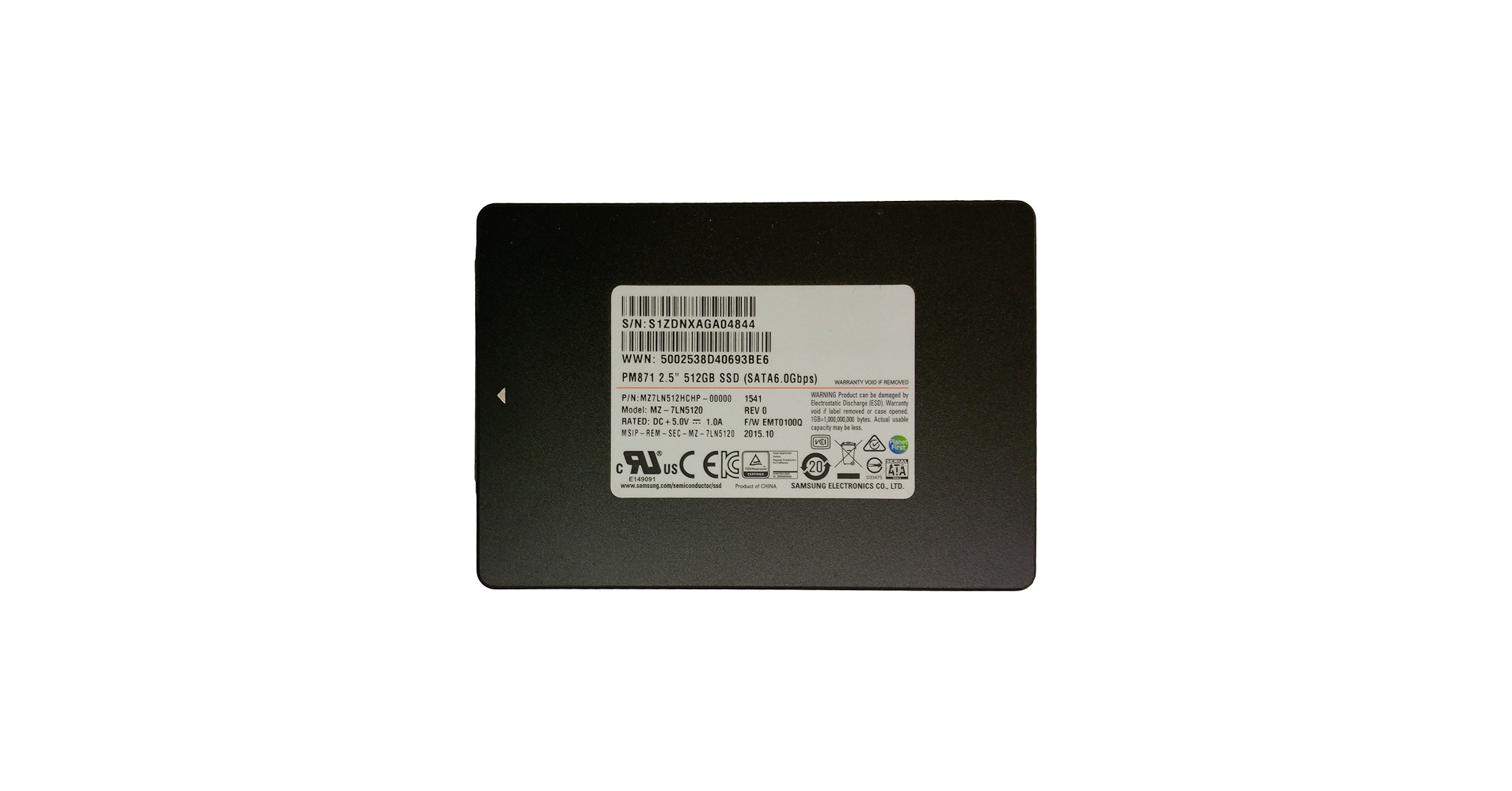 Amazon.com: Samsung PM871 Internal Solid State Drive : Electronics