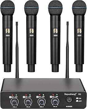 Amazon.com: Depusheng R5 Wireless Microphone, Professional UHF