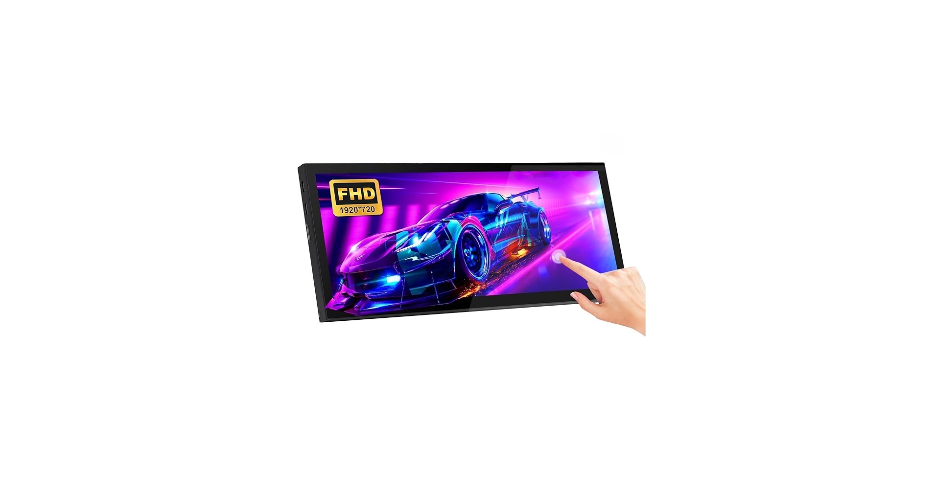 Amazon.co.jp: 12.3インチのタッチスクリーンのモニター1920x720棒LCD