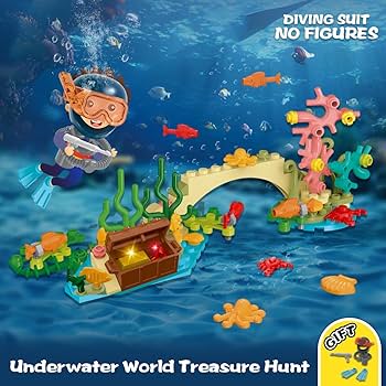 Amazon.com: HiWEEGO City Floatable Boat Building Set with LED