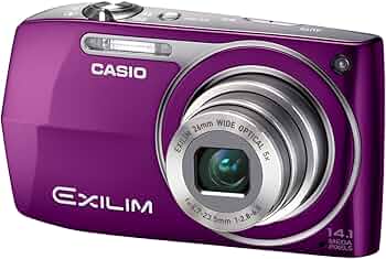 Amazon | CASIO デジタルカメラ EXILIM 1410万画素 5倍 パープル EX