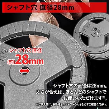 Amazon.co.jp: Bonarca ダンベル バーベル プレート 【 15kg × 2個