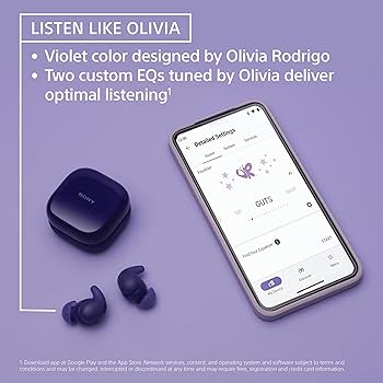 Amazon.com: Sony LinkBuds Fit x Olivia Rodrigo Auriculares