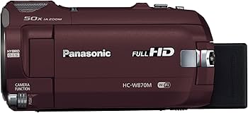 Amazon.co.jp: パナソニック HDビデオカメラ W870M ワイプ撮り 50倍