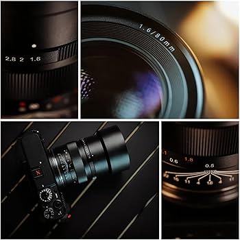 Amazon.co.jp: 中一光学 SPEEDMASTER 80mm F1.6 Gマウント 富士