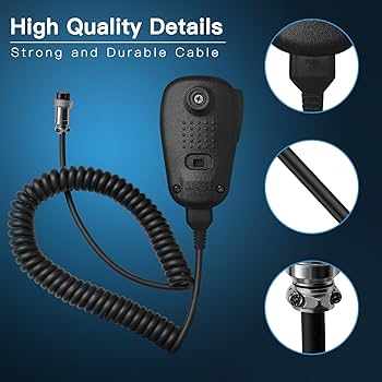 Amazon.com: MH-31B8 Handheld Speaker Mic 8-Pin Microphone Fit for