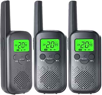 Amazon | トランシーバー 3台セット wesTayin-T68 免許・資格不要 充電