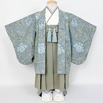 Amazon.co.jp: ［アネモネB］羽織袴3点セット ハンドメイドꕤ七五三 3