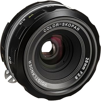 Voigtlander 28mm F2.8 Color-SKOPAR Aspherical SL IIs, Black, for